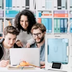 students creating projects with UltiMaker